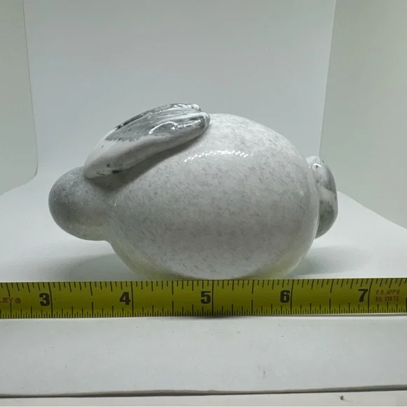 Rare Nuutajärvi Inkeri Toikka Rabbit with Nuutajarvi seal Used, Finland, Bunny
